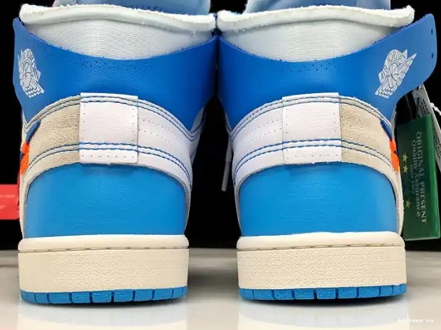 Cheap UNC Jordan Powder AQ0818-148 Off-White Blue 1 Air 0407